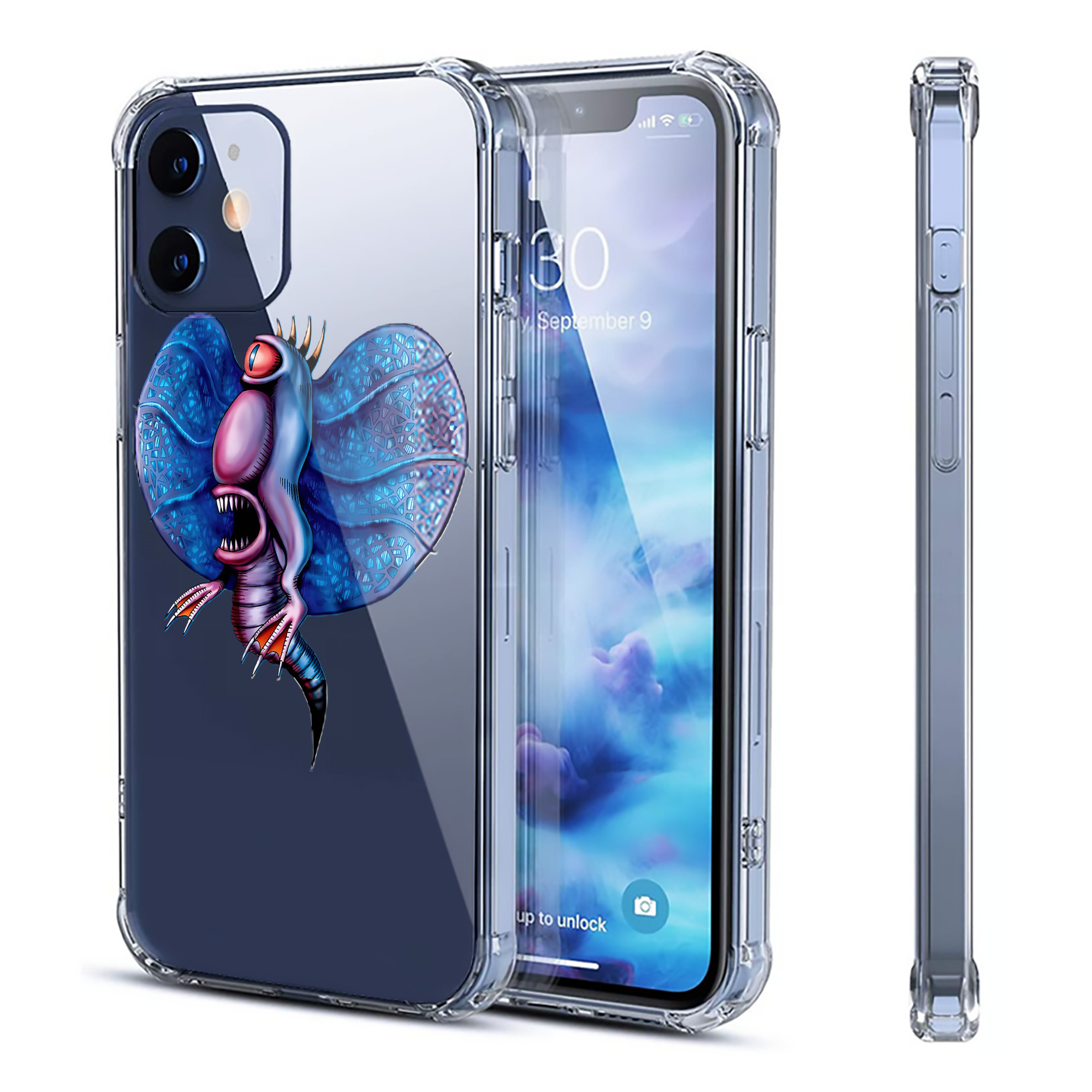 （画像用） 遊☆戯☆王 Yu-Gi-Oh! 【iPhone 12シリーズ対応】透明スマホケース（クリアソフトケース）